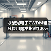 永鼎光電子CWDM粗波分復(fù)用器發(fā)貨逾100萬(wàn)通道(圖4) 永鼎光電子CWDM粗波分復(fù)用器發(fā)貨逾100萬(wàn)通道(圖4)