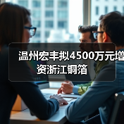 溫州宏豐擬4500萬元增資浙江銅箔（圖2）