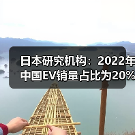 日本研究機構(gòu)：2022年中國EV銷量占比為20%，日本EV銷量占比僅為2%（圖2）