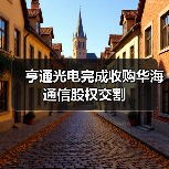 亨通光電完成收購(gòu)華海通信股權(quán)交割(圖2) 亨通光電完成收購(gòu)華海通信股權(quán)交割(圖2)