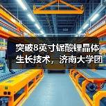 突破8英寸鈮酸鋰晶體生長技術(shù)，濟(jì)南大學(xué)團(tuán)隊助力光通信產(chǎn)業(yè)發(fā)展（圖2）