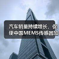 汽車銷量持續(xù)增長(zhǎng)，促使中國(guó)MEMS傳感器加快研發(fā)（圖2）