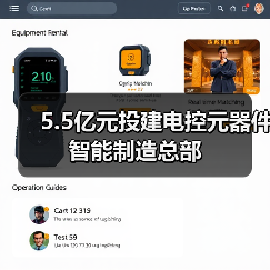 5.5億元投建電控元器件智能制造總部(圖1) 5.5億元投建電控元器件智能制造總部(圖1)