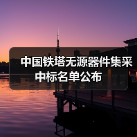 中國(guó)鐵塔無源器件集采中標(biāo)名單公布(圖4) 中國(guó)鐵塔無源器件集采中標(biāo)名單公布(圖4)